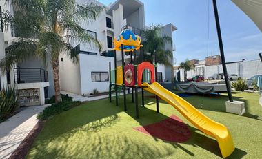 DEPARTAMENTO EN VENTA EQUIPADO EN FRACCIONAMIENTO CON AMENIDADES CERCA DE CARRETERA MATEHUALA