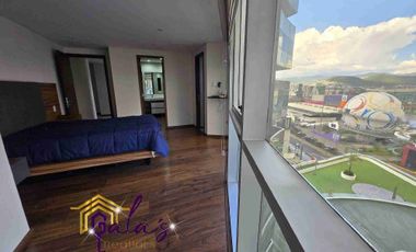 RENTA DEPARTAMENTO AMUEBLADO 3 HAB CON BAÑO CADA UNA!!