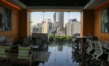 Renta Loft para ejecutivos a estrenar en Icon Roma con balcon 1 cajon estac independiente equipado con mucho gusto