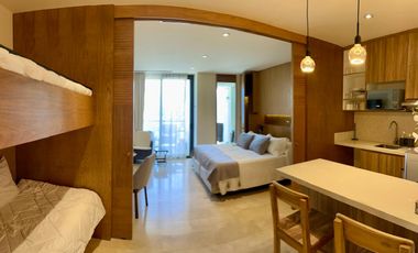 Estudio, en renta en La Cruz de Huanacaxtle, amueblado