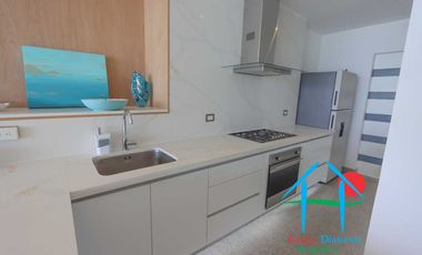 Depto de playa con Terraza, Vista Frontal al Mar y 3 recámaras. Ocean Front 705