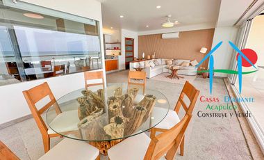Depto Frente al Mar con Terraza y 4 Rec. Para 8 personas. Ocean Front 401