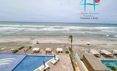 Depto Frente al Mar con Terraza y 4 Rec. Para 8 personas. Ocean Front 401