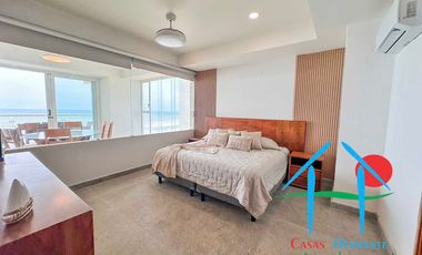 Depto Frente al Mar con Terraza y 4 Rec. Para 8 personas. Ocean Front 401