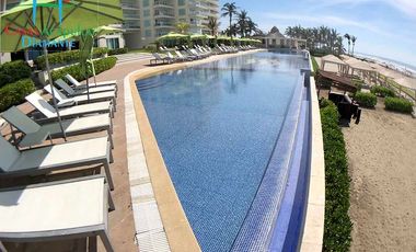 Depto Frente al Mar con Terraza y 4 Rec. Para 8 personas. Ocean Front 401