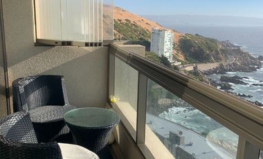 Arrendamos depto con maravillosa vista al mar en Concon GC incluido