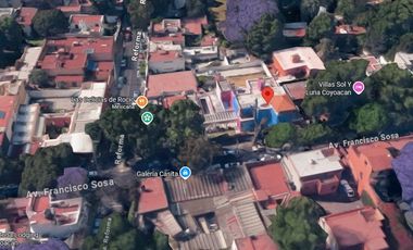 Casa Residencial en Avenida Francisco Sosa Santa Catarina Coyoacan CDMX/ Adjudicacion Bancaria