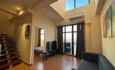 RFO Furnished 3BR Loft Unit with Balcony & Parking FOR RENT / LEASE at Knightsbridge Residences Makati