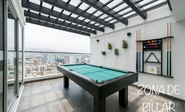 Lindo Departamento Amoblado en Alquiler, con Vista Panorámica al Chipoco y al Mar