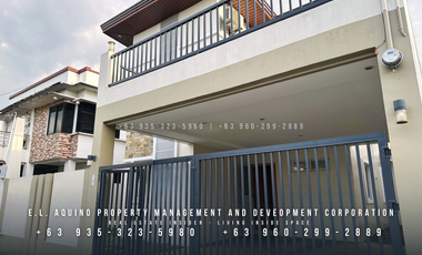 FOR RENT – Semi-Furnished 5-Bedroom 2-Storey House in a Secured Subdivision near Angeles City & San Fernando, Pampanga