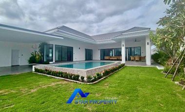 Brand New !! Beautiful 3 Bedrooms Pool Villa At Hua Hin Soi 112