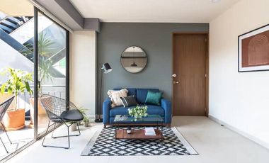 Oportunidad de inversión: Precioso Loft amueblado en el corazón de la CDMX!