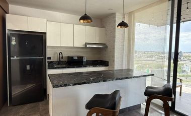 Departamento tipo loft en renta; Baga gran barrio