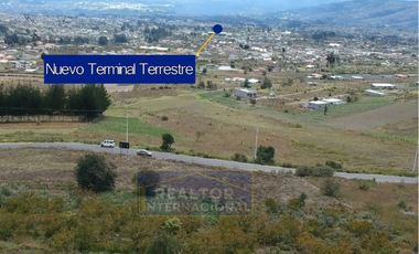 Venta de terreno en Huachi Grande