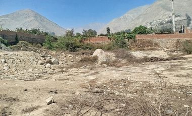 VENTA DE TERRENO EN CHOSICA