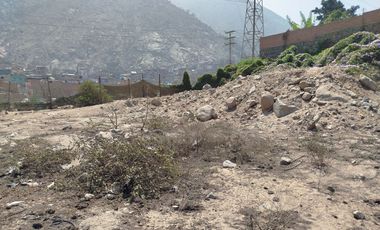 VENTA DE TERRENO EN CHOSICA