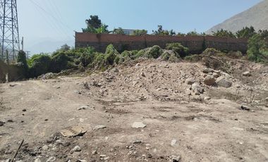 VENTA DE TERRENO EN CHOSICA