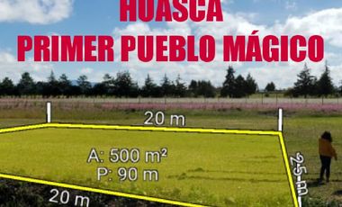 OPORTUNIDAD TERRENOS EN HUASCA