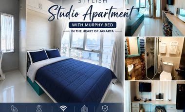 FOR RENT STUDIO CAPITOL CORNER UNIT FULL FURNISHED Rp 4.95 MIO MONTHLY Include IPL