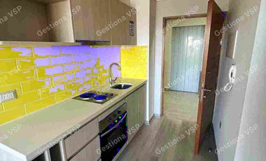 Departamento tipo Estudio, cercano Universidades, locomoción a la puerta