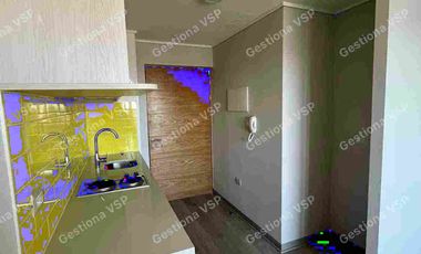 Departamento tipo Estudio, cercano Universidades, locomoción a la puerta