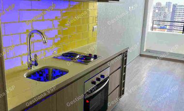 Departamento tipo Estudio, cercano Universidades, locomoción a la puerta