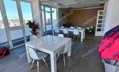 Departamento tipo Estudio, cercano Universidades, locomoción a la puerta