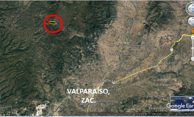 Rancho en Venta en Valparaíso, Zacatecas, cuenta con 100 hectáreas