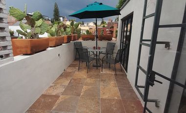 Departamento con terraza, Zona Centro, San Miguel de Allende