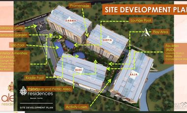 ALEA CONDO 2BR. W/ BALCONY,SERVICE AREA & PARKING 6.2 M