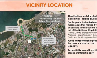 ALEA CONDO 2BR. W/ BALCONY,SERVICE AREA & PARKING 6.2 M