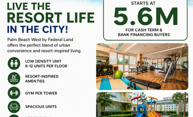 2 Bedrooms Unit For Sale in Palm Beach West Bay Area Pasay City near MOA