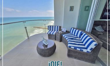 Dpto Frente Al Mar, Espacioso y Ubicacion Perfecta en Manta