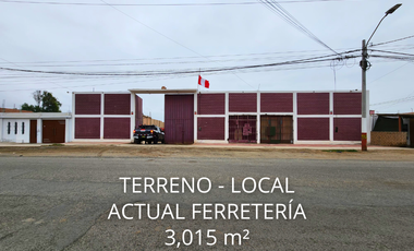 VENTA - LOCAL TERRENO en Huacho