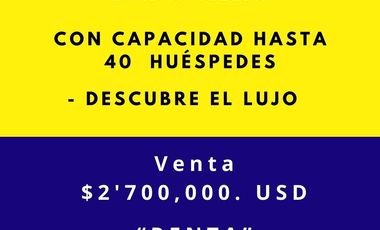 HOTEL EN VENTA EN TULUM Terreno 6,000 m2 CONSTRUCCION 1,600 m2