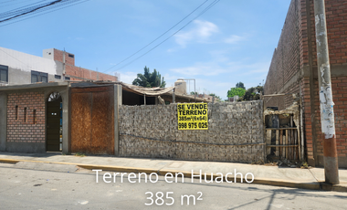 VENTA DE TERRENO EN HUACHO