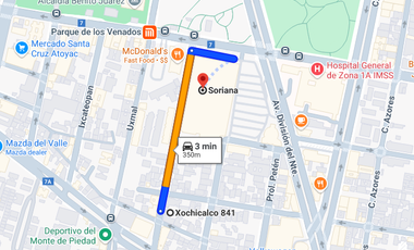 Departamento en Venta Emperadores Benito Juárez CDMX