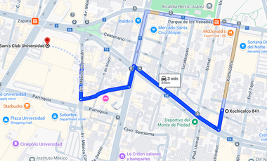 Departamento en Venta Emperadores Benito Juárez CDMX