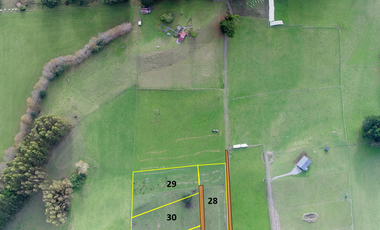 Oportunidad hermosas parcelas venta, vista volcanes y lago