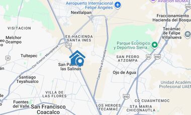 CASA EN VENTA EN RESIDENCIAL NEXTLALPAN CERCA DEL AEROPUERTO FELIPE ANGELES