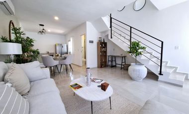 HERMOSA CASA DE 2 RECÁMARAS, 3 BAÑOS COMPLETOS, TOTALMENTE EQUIPADA, PLAYA DEL CARMEN