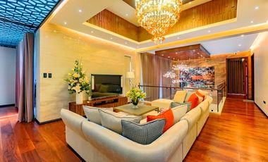 For Sale Fully-Furnished Brand new Elegant Finished Single Detached House and Lot with Swimming Pool in Multinational Village Parañaque City