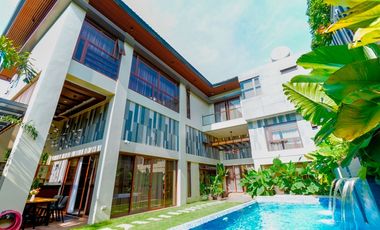 For Sale Fully-Furnished Brand new Elegant Finished Single Detached House and Lot with Swimming Pool in Multinational Village Parañaque City