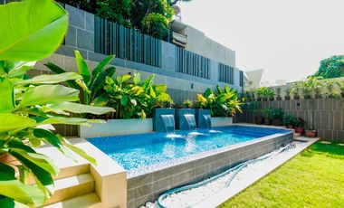 For Sale Fully-Furnished Brand new Elegant Finished Single Detached House and Lot with Swimming Pool in Multinational Village Parañaque City
