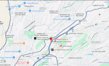 VENTA/RENTA DE EDIFICIO EN SANTA FE, CDMX 1800M2 DISPONIBLES