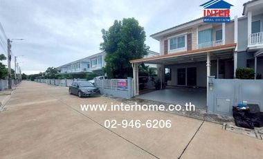 2-storey twin house, 35.2 sq m., Village Geo Village, Bangna-Theparak, Soi Jongsiri, Theparak Road, Bang Phli-Tamru Road, Bang Phli, Samut Prakan