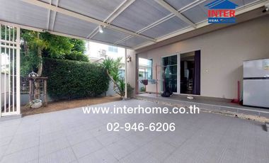 2-storey twin house, 35.2 sq m., Village Geo Village, Bangna-Theparak, Soi Jongsiri, Theparak Road, Bang Phli-Tamru Road, Bang Phli, Samut Prakan