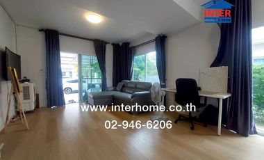 2-storey twin house, 35.2 sq m., Village Geo Village, Bangna-Theparak, Soi Jongsiri, Theparak Road, Bang Phli-Tamru Road, Bang Phli, Samut Prakan