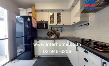 2-storey twin house, 35.2 sq m., Village Geo Village, Bangna-Theparak, Soi Jongsiri, Theparak Road, Bang Phli-Tamru Road, Bang Phli, Samut Prakan