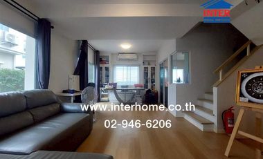 2-storey twin house, 35.2 sq m., Village Geo Village, Bangna-Theparak, Soi Jongsiri, Theparak Road, Bang Phli-Tamru Road, Bang Phli, Samut Prakan